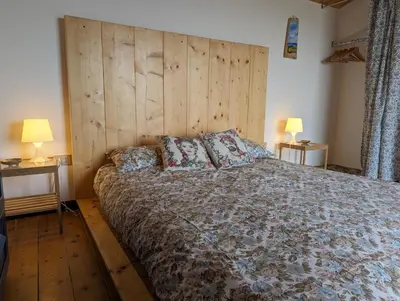 Letto o letti in una camera di Stanza panoramica Vento di Levante