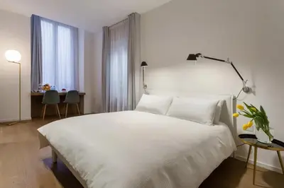 Letto o letti in una camera di Cozy Studio in Catania, 40 m², with air conditioning