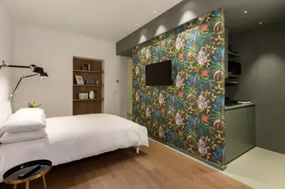 TV o dispositivi per l'intrattenimento presso Cozy Studio in Catania, 40 m², with air conditioning