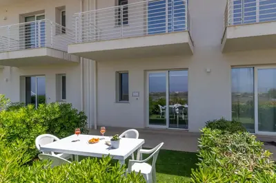Balcone o terrazza di GuestHost - Borgo 84 Marzamemi - Isola Bella Apt