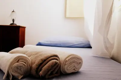 Letto o letti in una camera di Casa Vacanza Vendicari