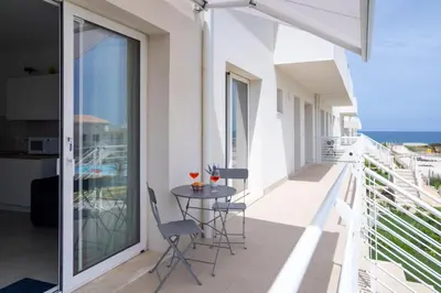 Balcone o terrazza di GuestHost - Borgo 84 Marzamemi - Le Vele Apt