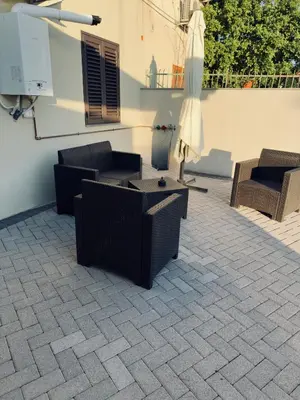Area soggiorno di DIAZ House Airport