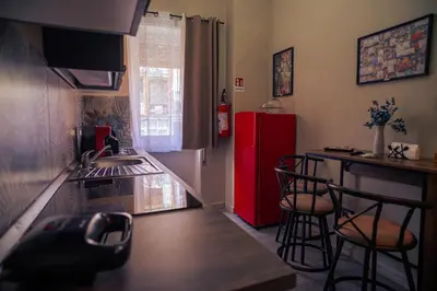 Cucina o angolo cottura di Catania, centro, Sicilia, Italia, Grandi Sogni Home Appartamento