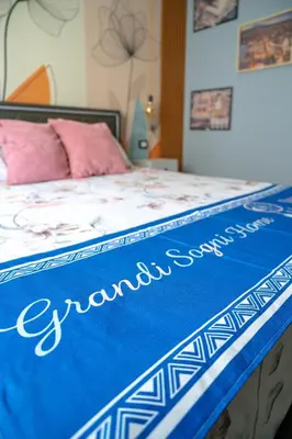 Letto o letti in una camera di Catania, centro, Sicilia, Italia, Grandi Sogni Home Appartamento