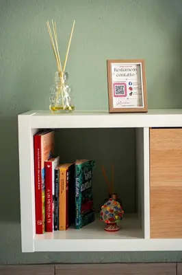 Biblioteca nell'appartamento