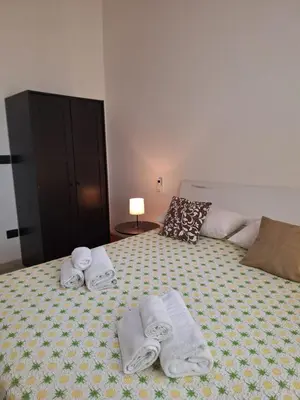 Letto o letti in una camera di Blu Home