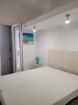 Letto o letti in una camera di Villa Stella