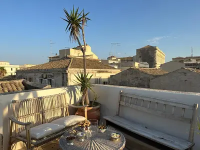 Balcone o terrazza di Terrazza Cavalieri di Malta by Ortigiapartments