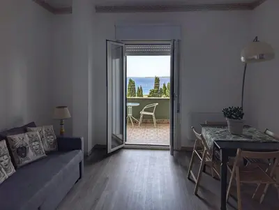 Area soggiorno di Casa del Mandorlo