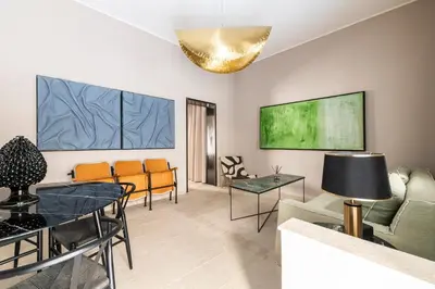 TV o dispositivi per l'intrattenimento presso Nido di Noto apartment with 2 bedrooms, Noto historical center