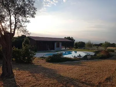 Giardino di Tenuta Soria Location immersa nel verde con piscina privata