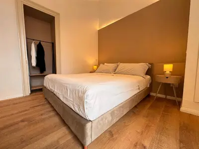 Letto o letti in una camera di Dimore del Plebiscito B&B