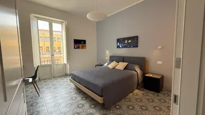 Letto o letti in una camera di Casa delle zie - ZIA ANGELA