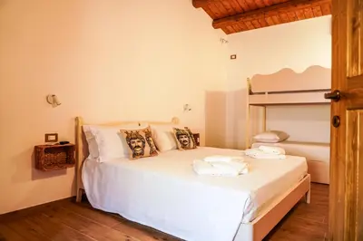 Letto o letti in una camera di Agriturismo Tenute Mauro
