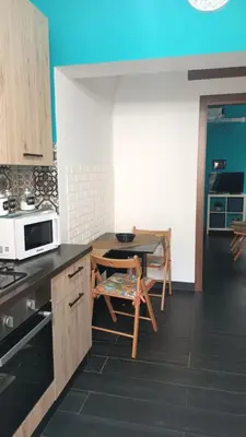 Cucina o angolo cottura di Casa nel centro storico di Catania ,accessibile e accogliente