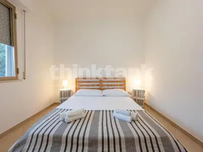 Letto o letti in una camera di Villa Franca