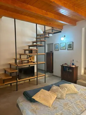 Letto o letti in una camera di Chiesa Santa Maria, Centro Storico