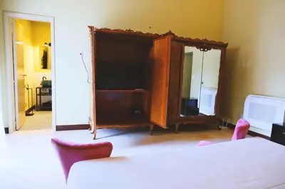 Letto o letti in una camera di Foresteria del Teatro Donnafugata