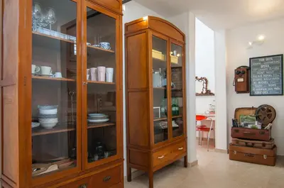 Cucina o angolo cottura di B&B Novecento Siciliano