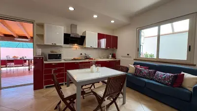 Cucina o angolo cottura di Casa Aurora sul Mare