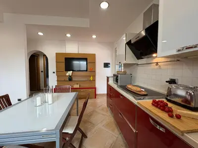 Cucina o angolo cottura di Casa Aurora sul Mare