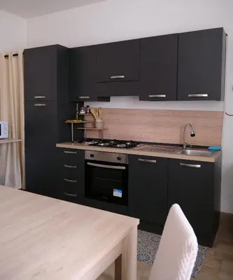 Cucina o angolo cottura di B&B Faro di Luce