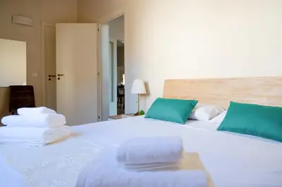 Letto o letti in una camera di Casa di charme 