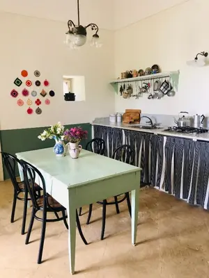 Cucina o angolo cottura di Villa Vela