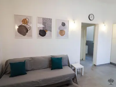 Area soggiorno di Radici Sicilian Holiday Home - A An Oasis of Relaxation in the Heart of Sicily