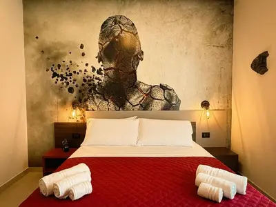 Letto o letti in una camera di Attom rooms