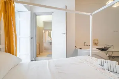 Letto o letti in una camera di Ald214