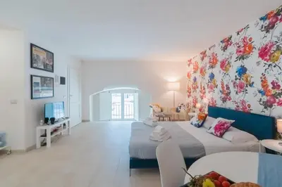 Letto o letti in una camera di Apartment and Suite Mercato whit terrace
