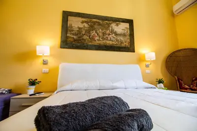 Letto o letti in una camera di Le Muse Catanesi