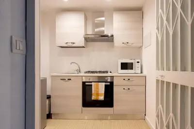 Cucina o angolo cottura di Ortigia's Bridge Apartment - 2 minutes from the center