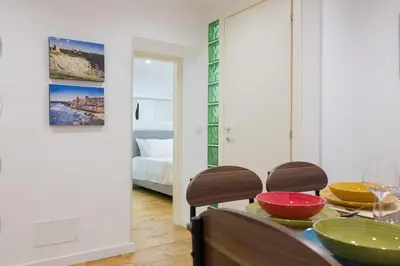 Letto o letti in una camera di Ortigia's Bridge Apartment - 2 minutes from the center