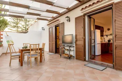 Cucina o angolo cottura di Villa Izabela con vista sul mare