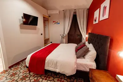 Letto o letti in una camera di Siculis Domus