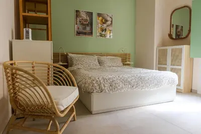 Letto o letti in una camera di Casetta 