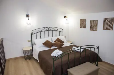 Letto o letti in una camera di 3 Rooms Catania - Madeira bright loft cozy quiet independent
