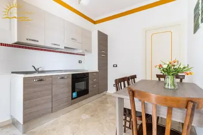 Cucina o angolo cottura di Casa al tramonto