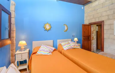 Letto o letti in una camera di Gorgeous Home In Noto