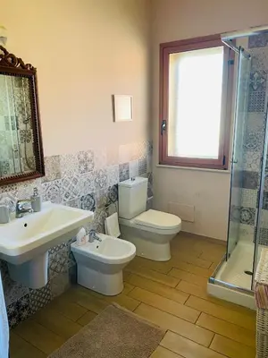 Bagno di Villa Carmen con piscina