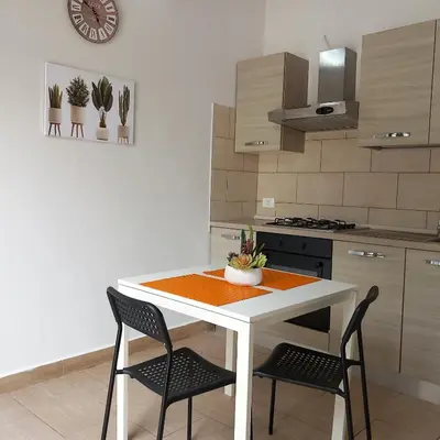 Cucina o angolo cottura di Dimore del Carrubo Villa Ovest