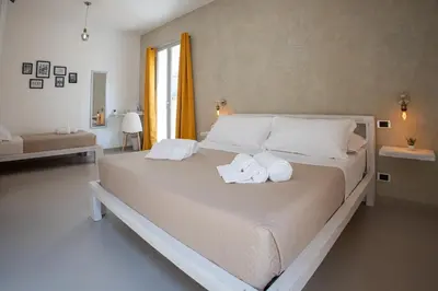 Letto o letti in una camera di Da Zia Manny