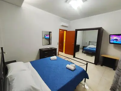 Letto o letti in una camera di Appartamento Sebastiano