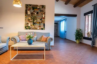 Area soggiorno di Tenuta Madre Vita