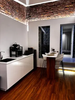 Cucina o angolo cottura di Alma Suites
