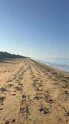 Paesaggio naturale nelle vicinanze del campeggio