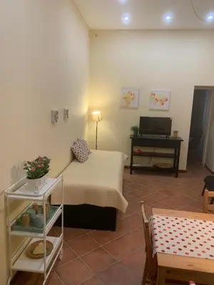 Letto o letti in una camera di Casa Angelica
